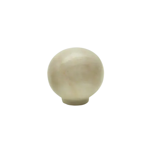 Cabinet knob BALL White marble